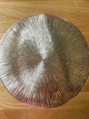 Pcs round gold metallic - pcs,