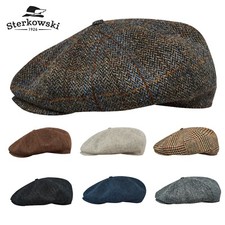 PEAKY Harris Tweed Newsboy Cap