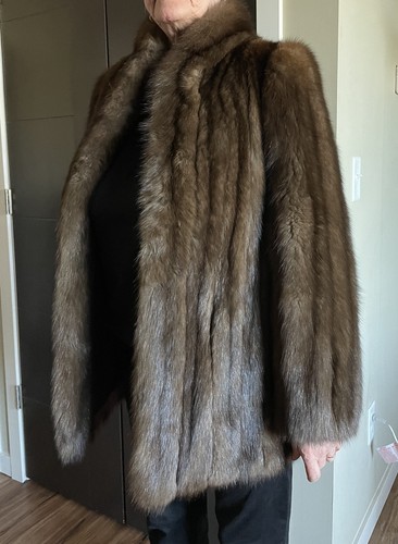 Russian sable fur jacket size - sable,