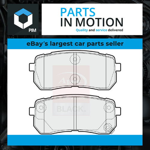 Brake pads set fits kia - set, sedona