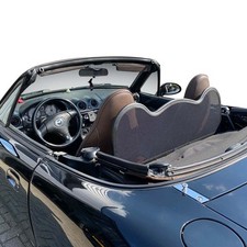 Wind deflector fits a Mazda MX-5 NB windblocker 1998-2005 -  Black WINDSTOP