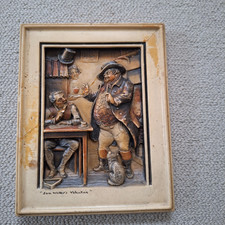 VINTAGE ORIGINAL 1930s "ARTHUR OSBORNE" IVOREX  PLAQUE. "SAM WELLER" 8" x 6".