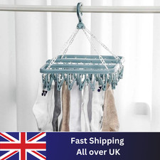 32-Clip Foldable Sock Hanger -