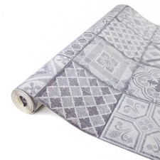 Moroccan Tiles Grey 3D