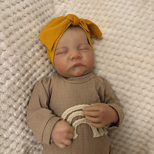 Reborn baby doll sleeping - baby,