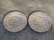 2 x Emma Bridgewater Tea Plates 6.5" Toast & Marmalade Crumbs - Crazed