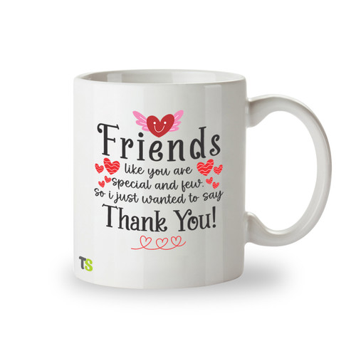 Ts148 thank you friends mug - thank,