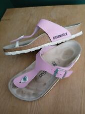 Birkenstock Gizeh Pink Size 3.5 36 Sandals Regular Fit