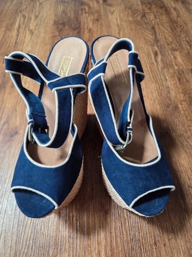 Topshop widgit navy woven - topshop, 'widgit'
