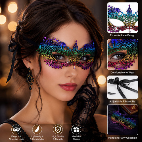 Masquerade gothic purple eye - masquerade,