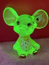 Fenton Uranium Green Glass