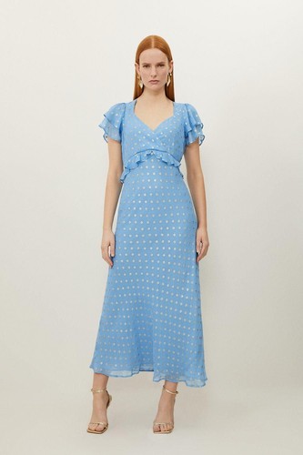 Karen millen wrap maxi dress - karen,