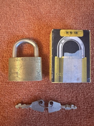 Vintage chubb 1k42 brass - vintage,