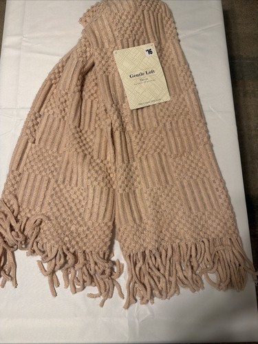 Gentle loft throw pink mauve - loft, pink/mauve