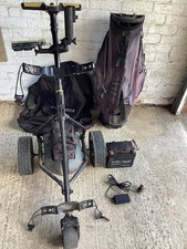 Prorider Electric Golf Trolley With 2 Batteries, Charger & Carrier Bag £165 etc.