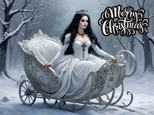 Goth Greeting Card A5 Goths