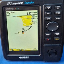 Garmin GPSMAP 188C Sounder Chartplotter Fishfinder GPS Multifunction Display MFD
