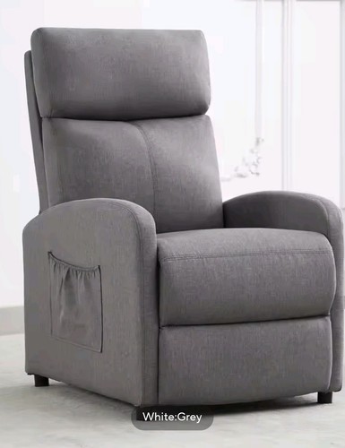 White gray faux leather - faux,