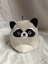 raccoon soft toy Plush Super Soft Cute Cuddly Squishmallows 4.5 inches