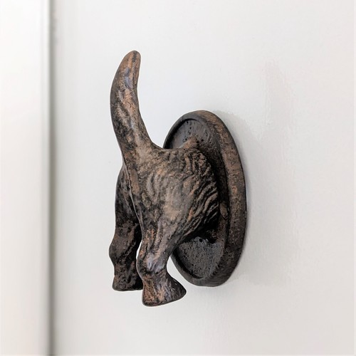 Cast iron hook rustic - hook, vintage