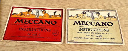 Meccano instruction books - meccano,