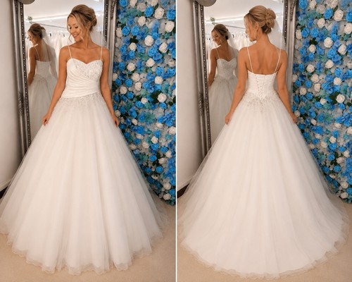 Ivory ronald joyce ball gown - ivory,
