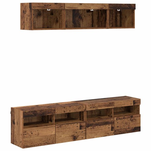 Wall units piece with led - tv, 5