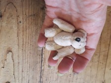 Russ Tiny Town Fully Jointed Miniature Teddy Bear With Tags Cute