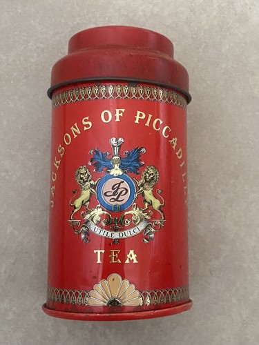 Vintage tea caddy jacksons - tea,