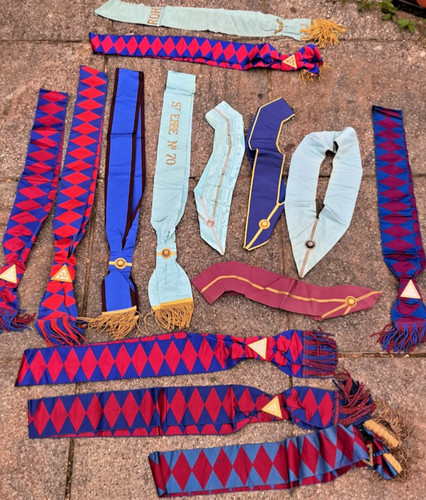 Masonic regalia sash - regalia,
