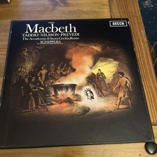 DECCA SET 282-4 WBG ED1 - Verdi - Macbeth 3-LP BOX Taddei /Nilsson /Schippers NM