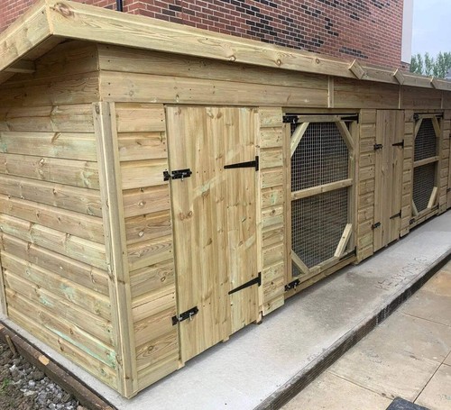 Pent duo dog - pent, kennel