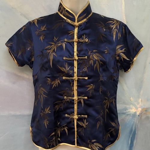 Vtg y2k chinese satin - y2k,