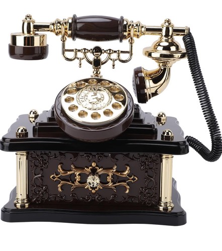 Retro telephone music box - retro,