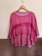 Made italy pink lace knit - pink,