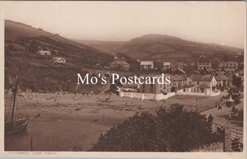 Devon postcard combe martin - postcard,