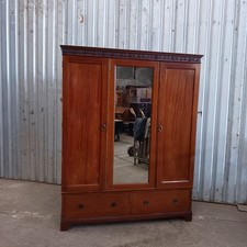 A 1920’s mahogany wardrobe