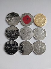 2021-2025 50pence Coin Job Lot