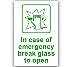 1 x In Case of Emergency Break