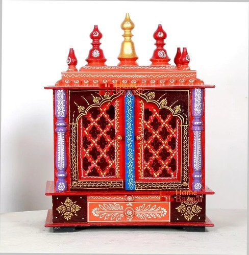 Mango wood hand painted - wood,