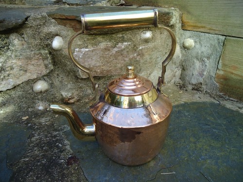 Kettle copper brass - kettle,