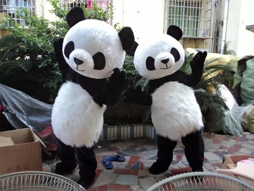 Chinese panda bear mascot - bear,