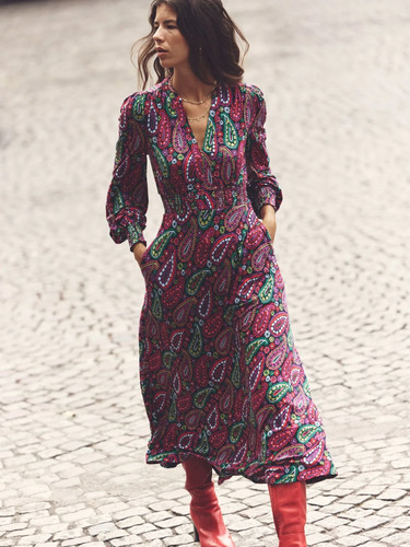 Boden womens dress midi - boden,