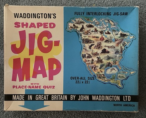 Waddington shaped jig map of - waddington's,