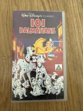 Rare Black Diamond Disney 101 Dalmatians VHS 