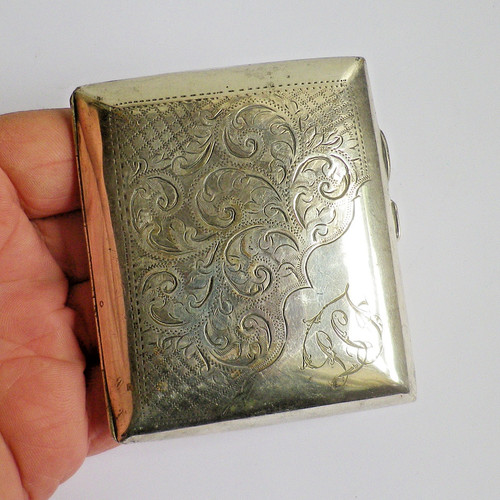 Antique engraved epns silver - antique,