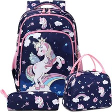 Girls Unicorn Backpack for