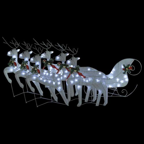 Reindeer sleigh christmas - reindeer, &