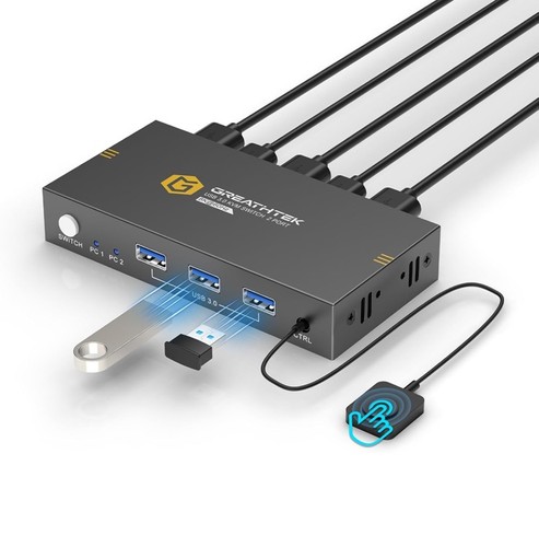 Greathtek usb kvm switch - usb,