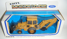 ERTL# 1447 FORD 555A model construction plant loader backhoe TRACTOR 1 32 trekka
